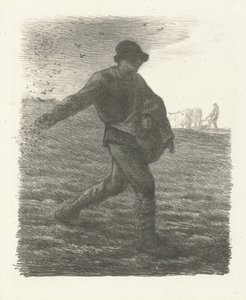 Såmanden, 1851 af Jean Francois Millet