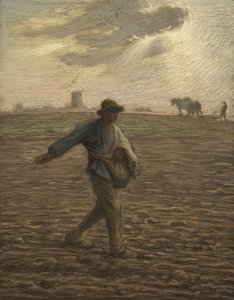 Såmanden, ca. 1865 af Jean Francois Millet