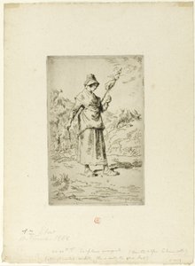 Spinneren af Jean Francois Millet