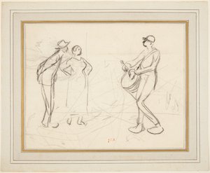 Tre figurer af Jean-Francois Millet