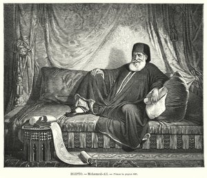 Muhammad Ali, osmannisk vicekonge af Egypten (litho)