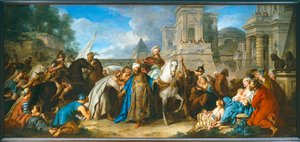 Mordekais triumf ... af Jean François de Troy