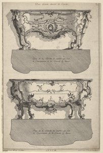 Designs for Two Commodes, fra 