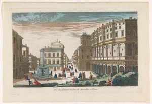 Udsigt over Marcellus Teater i Rom Vue du fameux Theatre de Marcellus i Rom (titel på objektet) af Jean François Daumont