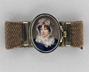 Armbånd med portræt af Lady Susan Murray af Jean-François Gérard Fontallard