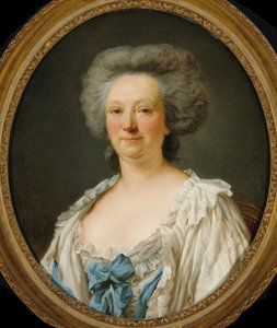 Portræt af Madame Geoffrin 1699-1777, 1787. af Jean François Gilles Colson