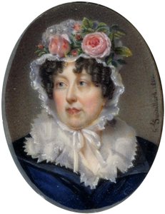 Armbånd med portræt af Lady Susan Murray af Jean-François Gérard Fontallard