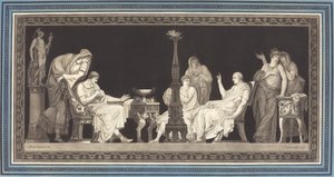 Catilina-sammensværgelsen af Jean François Janinet after Jean Guillaume Moitte