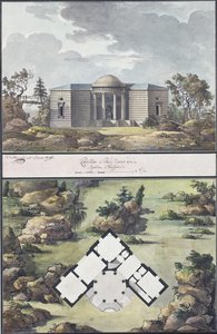 Pavillon i den engelske have, 1795