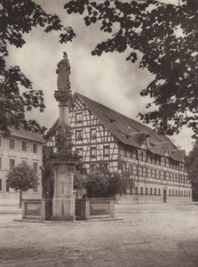 Schweiz: Winterthur, den gamle kaserne (s/h foto)
