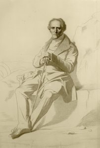 Portræt af Charles Fourier af Jean Francois Gigoux
