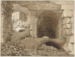 Ansigt i Colosseum af Jean Grandjean