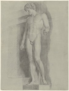 Studer efter statuen kaldet Albani Antinous