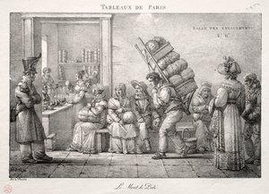 Scener fra Paris: Pantelånerbutikken.