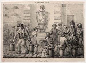 Scenes of Paris: The Water Carriers af Jean Henri Marlet
