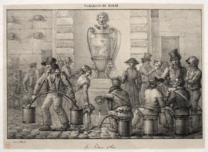 Scenes of Paris: The Water Carriers af Jean Henri Marlet