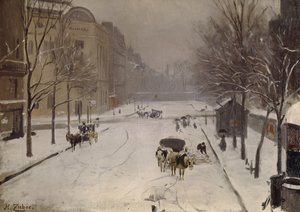 Rennes Raspail Crossroads, ca. 1889 af Jean Henri Zuber