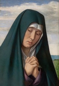 Fragment fra Kristus der bærer korset: Mourning Virgin, 150005.