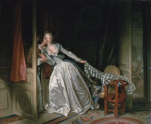 Det stjålne kys af Jean-Honore Fragonard
