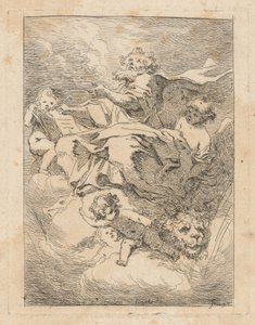 Sankt Markus af Jean Honoré Fragonard after Giovanni Lanfranco