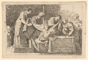 Omskæringen af Jean Honoré Fragonard after Jacopo Tintoretto