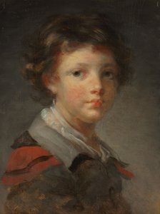 En dreng i en rødforet kappe, 1780