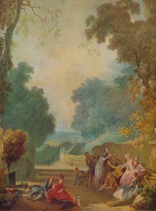 A Game of Hot Cockles, c1775-1780 af Jean Honore Fragonard