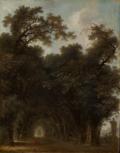 A Shaded Avenue, ca. 1775. af Jean Honore Fragonard