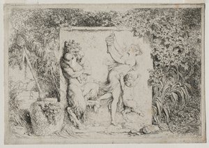 Bacchanless: Setterens dans af Jean Honore Fragonard
