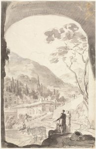 Cava Napoli, 1700-tallet eller 1800-tallet. af Jean Honore Fragonard