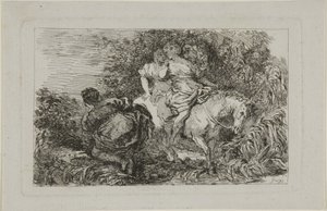 Cloelia og hendes ledsagere af Jean Honore Fragonard