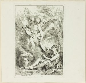 Eremithelgen i ørkenen af Jean Honore Fragonard