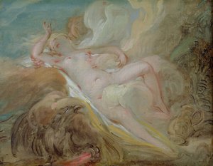 Jupiter og Io af Jean Honore Fragonard