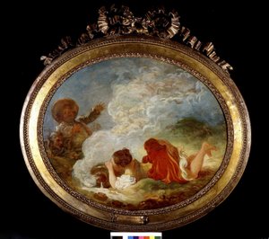 Le Pot au lait af Fragonard, sd. 1700-tallet. af Jean Honore Fragonard