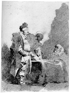 Handlende, c1750-1800, 1924 af Jean Honore Fragonard