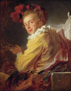 Musik, et portræt af Monsieur de la Breteche, bror til abbeden af Saint-Non, 1769