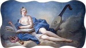 Personificering af musik, af Jean Honore Fragonard