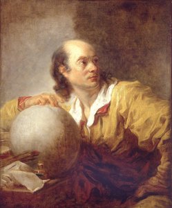 Portræt af Jérôme Lalande 1732-1807 af Jean Honore Fragonard