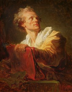 Portræt af en ung kunstner, der formodes at være Jacques-Andre Naigeon (1738-1810)
