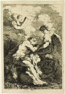 Sankt Jerome af Jean Honore Fragonard