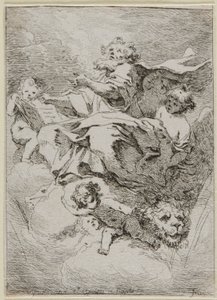 Sankt Markus af Jean Honore Fragonard
