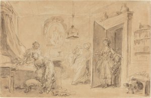 Soveværelset af Jean Honore Fragonard