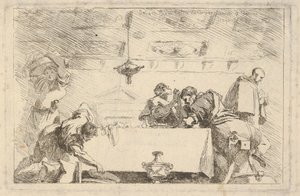 Den sidste nadver, ca. 1761-64. af Jean Honore Fragonard