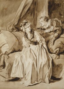 Brevet eller den spanske samtale af Jean Honore Fragonard