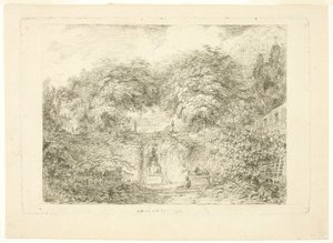 Den Lille Park af Jean Honore Fragonard
