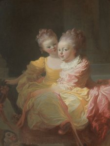 De to søstre, ca. 1769-70. af Jean Honore Fragonard