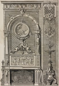 Pejs, af Jean Berain (1640-1711), gravering af Scotin Aine fra L