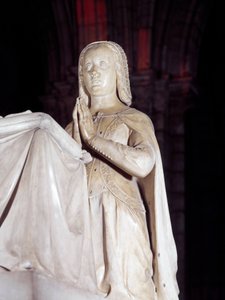 Orant af graven af Anne af Bretagne (1477-1514) og Ludvig XII. Skulptur af John Juste I (1485-1549) af Jean I Juste