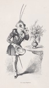 En gammel sommerfugl fra scener fra dyrenes private og offentlige liv, ca. 1837-47. af Jean Ignace Isidore Gérard