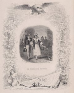 Folkets datter fra Bérangers sange, 1829. af Jean Ignace Isidore Gérard